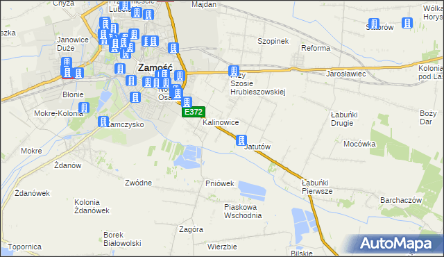 mapa Wólka Panieńska, Wólka Panieńska na mapie Targeo