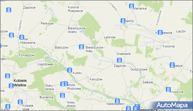 mapa Wólka Włościańska, Wólka Włościańska na mapie Targeo