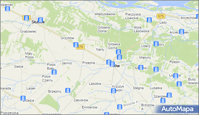 mapa Wołyńskie, Wołyńskie na mapie Targeo