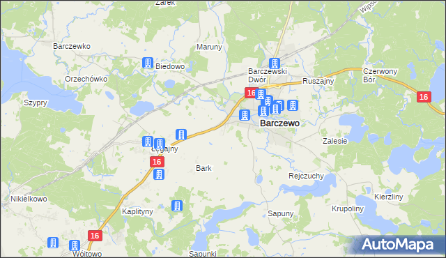 mapa Wrócikowo, Wrócikowo na mapie Targeo