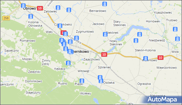 mapa Wygoda gmina Czernikowo, Wygoda gmina Czernikowo na mapie Targeo