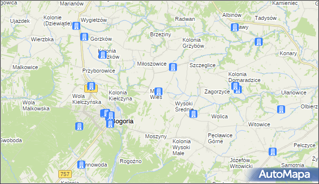 mapa Wysoki Duże, Wysoki Duże na mapie Targeo