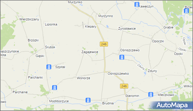 mapa Zagajewiczki, Zagajewiczki na mapie Targeo