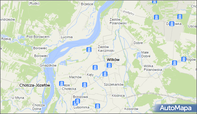 mapa Zarudki, Zarudki na mapie Targeo