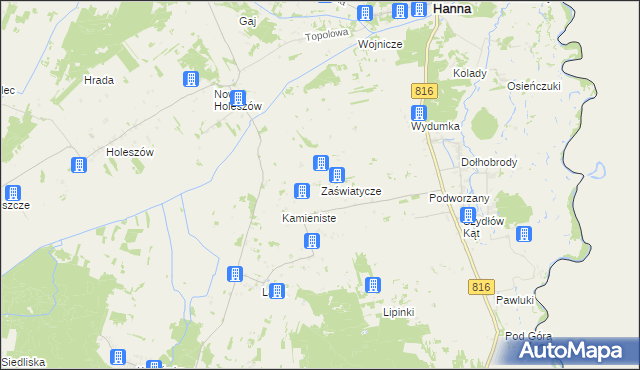 mapa Zaświatycze, Zaświatycze na mapie Targeo