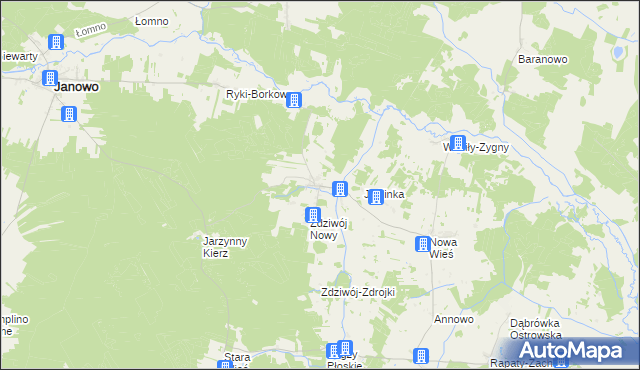 mapa Zdziwój Stary, Zdziwój Stary na mapie Targeo