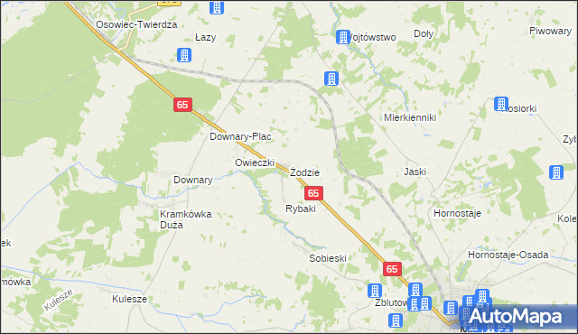 mapa Żodzie, Żodzie na mapie Targeo