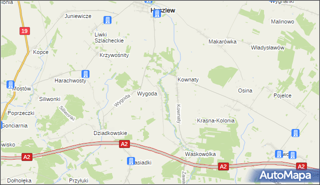 mapa Żurawlówka, Żurawlówka na mapie Targeo