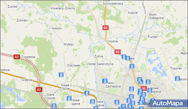 mapa Żytnia, Żytnia na mapie Targeo