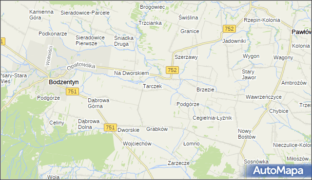 mapa Świętomarz, Świętomarz na mapie Targeo