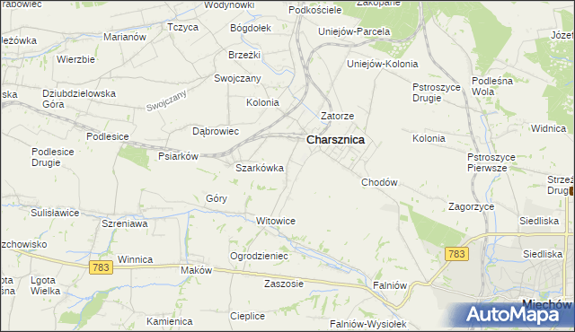 mapa Ciszowice, Ciszowice na mapie Targeo