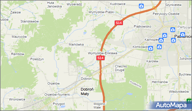 mapa Szczerki, Szczerki na mapie Targeo