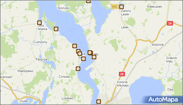 mapa Tałty, Tałty na mapie Targeo