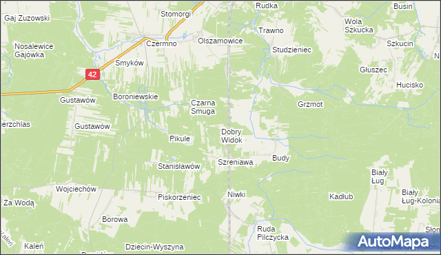 mapa Dobry Widok, Dobry Widok na mapie Targeo