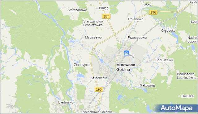 mapa Raduszyn, Raduszyn na mapie Targeo