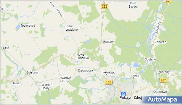 mapa Przyrówko, Przyrówko na mapie Targeo