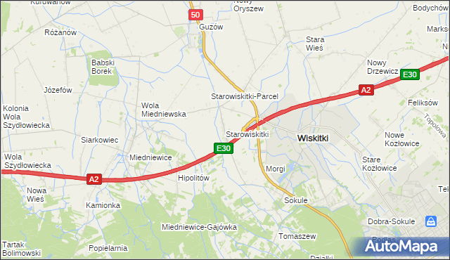 mapa Starowiskitki, Starowiskitki na mapie Targeo