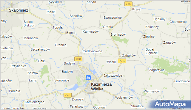 mapa Hołdowiec, Hołdowiec na mapie Targeo
