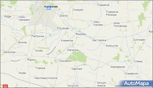 mapa Nowy Karolew, Nowy Karolew na mapie Targeo