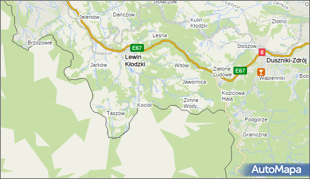 mapa Jerzykowice Małe, Jerzykowice Małe na mapie Targeo