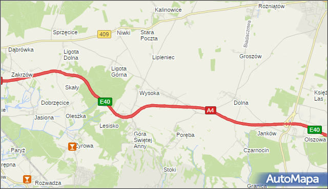 mapa Kadłubiec, Kadłubiec na mapie Targeo