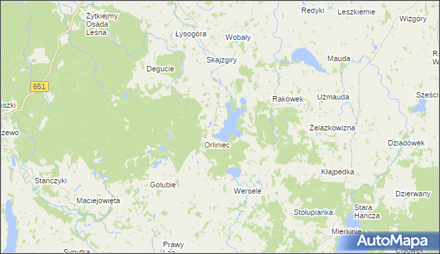 mapa Pobłędzie, Pobłędzie na mapie Targeo