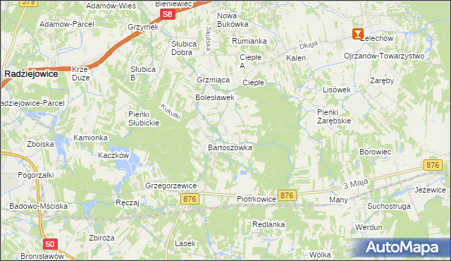 mapa Skuły, Skuły na mapie Targeo