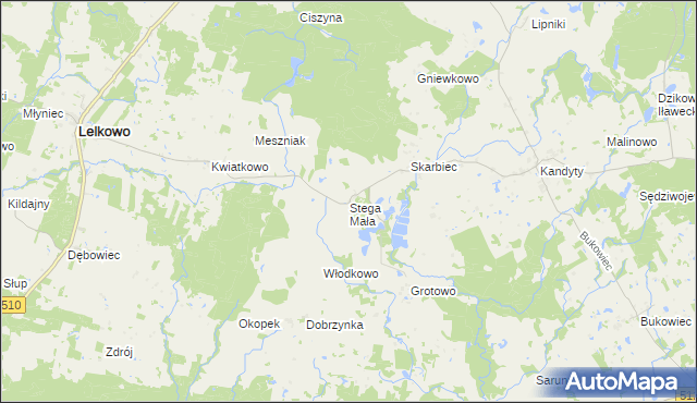 mapa Stega Mała, Stega Mała na mapie Targeo