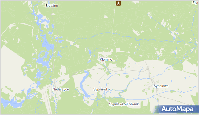 mapa Kłomino, Kłomino na mapie Targeo