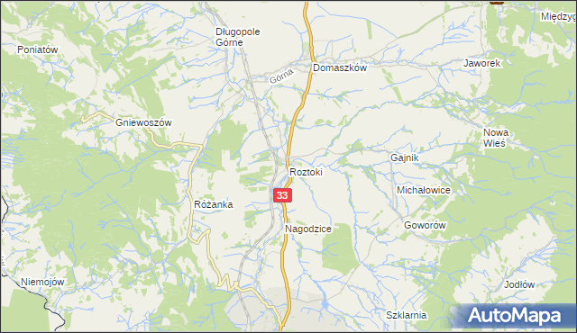 mapa Roztoki gmina Międzylesie, Roztoki gmina Międzylesie na mapie Targeo