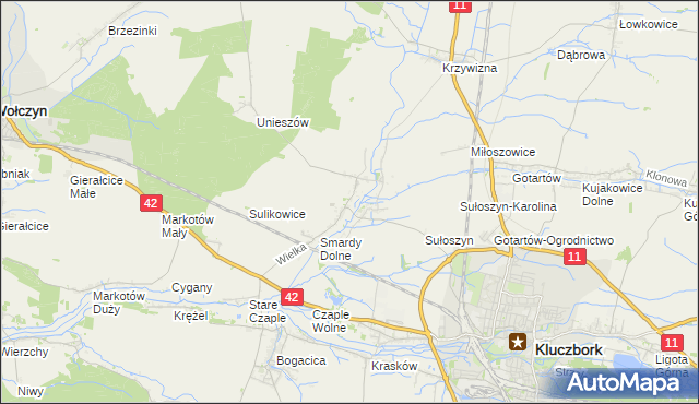 mapa Smardy Górne, Smardy Górne na mapie Targeo