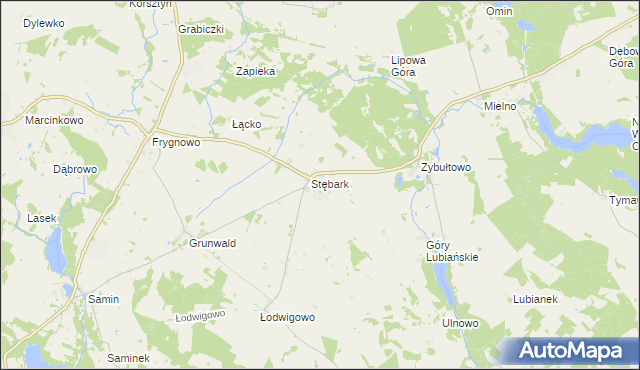 mapa Stębark, Stębark na mapie Targeo