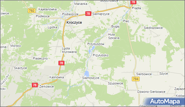 mapa Przyłubsko, Przyłubsko na mapie Targeo
