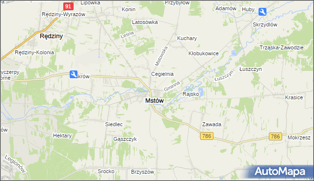 mapa Wancerzów, Wancerzów na mapie Targeo