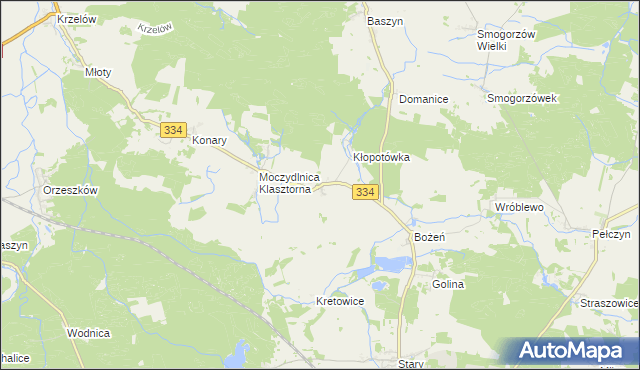 mapa Moczydlnica Dworska, Moczydlnica Dworska na mapie Targeo