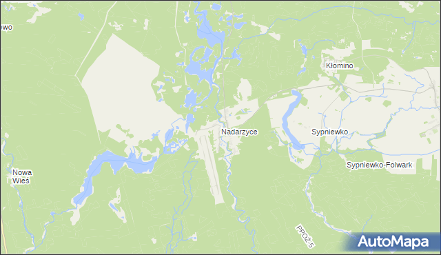 mapa Nadarzyce gmina Jastrowie, Nadarzyce gmina Jastrowie na mapie Targeo