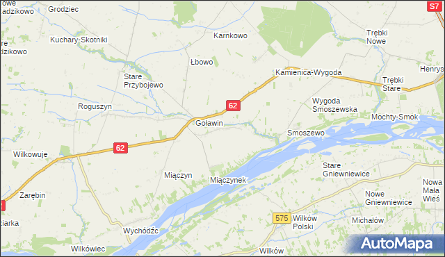 mapa Wólka Przybójewska, Wólka Przybójewska na mapie Targeo