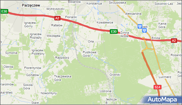 mapa Duraj, Duraj na mapie Targeo