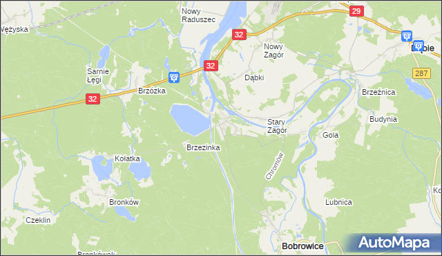 mapa Dychów, Dychów na mapie Targeo