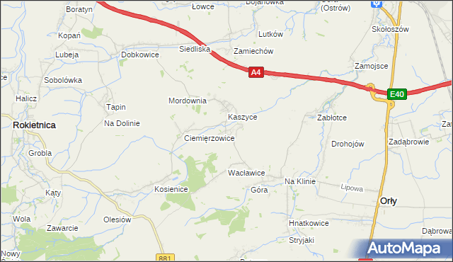 mapa Olszynka gmina Orły, Olszynka gmina Orły na mapie Targeo