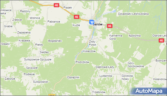 mapa Parkowe-Leśniczówka, Parkowe-Leśniczówka na mapie Targeo