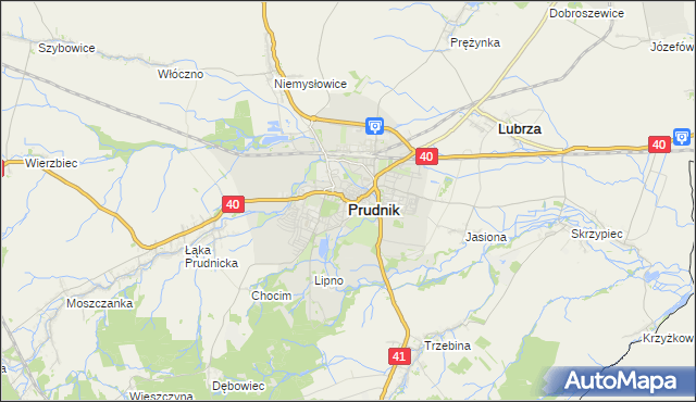 mapa Prudnik, Prudnik na mapie Targeo