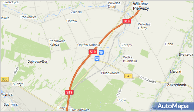 mapa Rudnik-Kolonia, Rudnik-Kolonia na mapie Targeo