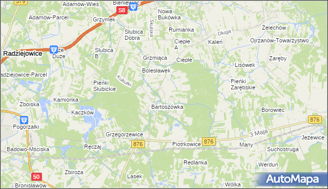 mapa Skuły, Skuły na mapie Targeo