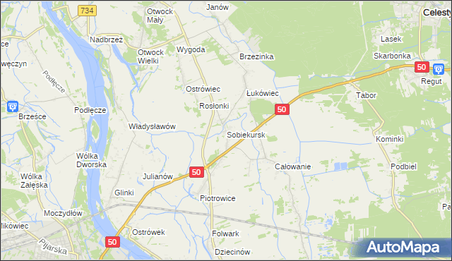 mapa Sobiekursk, Sobiekursk na mapie Targeo