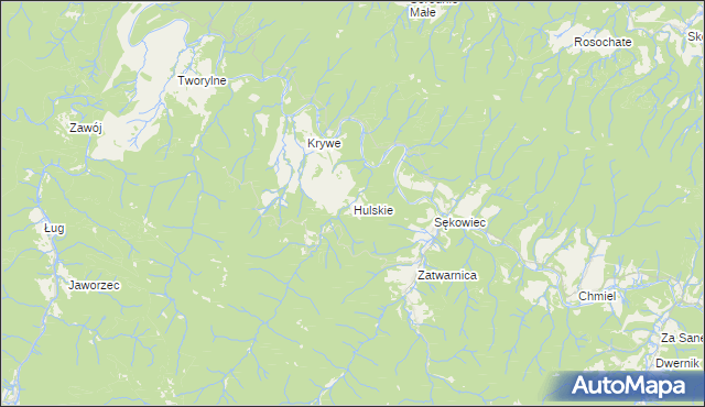 mapa Hulskie, Hulskie na mapie Targeo