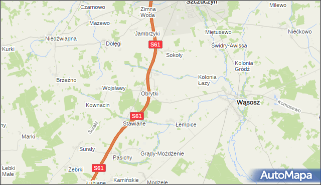 mapa Koniecki-Rostroszewo, Koniecki-Rostroszewo na mapie Targeo