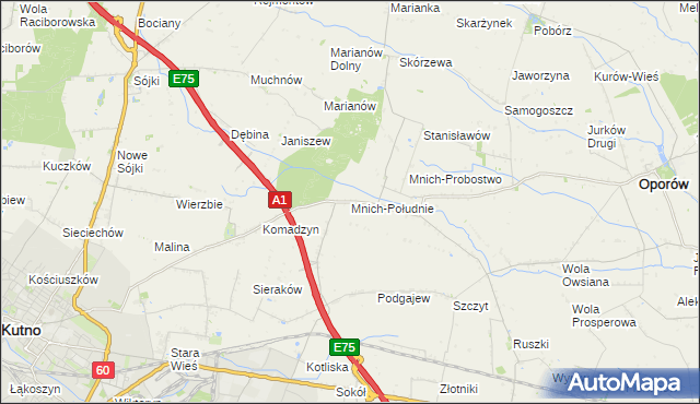 mapa Mnich-Południe, Mnich-Południe na mapie Targeo