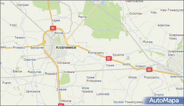 mapa Iwiczna, Iwiczna na mapie Targeo