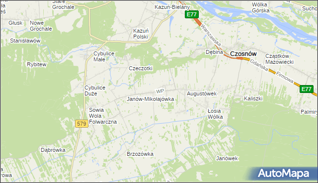 mapa Małocice, Małocice na mapie Targeo